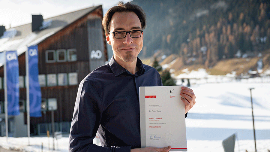 AO Research Institute Davos scientist earns venia docendi from University of Bern