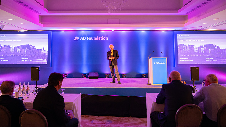 Bob at AO Trustees Meeting 2019