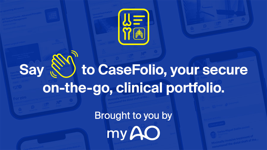 Say hello to CaseFolio, your secure, on-the-go clinical portfolio