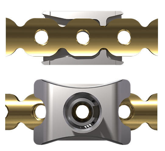 Fig 5d Guide engaged top and bottom
