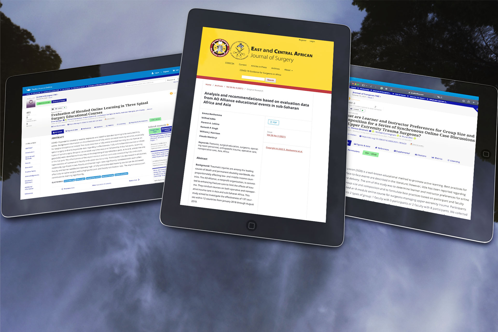 New educational research publications available from clinical divisions and AO Education Institute