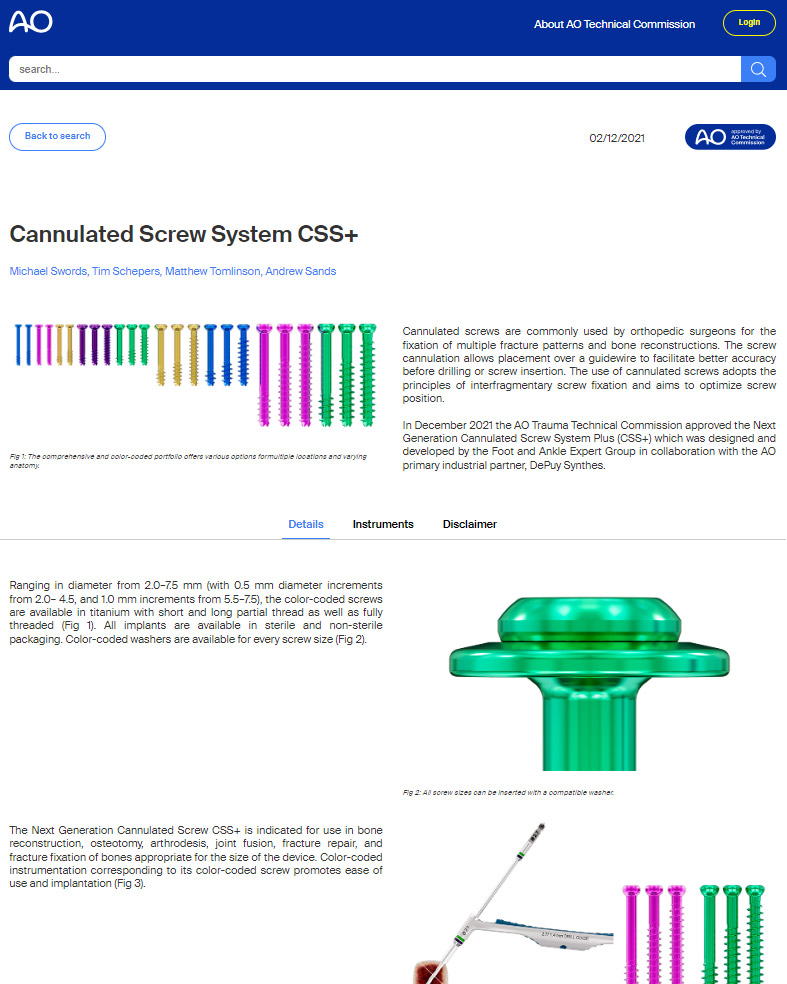 AO Approved Solutions