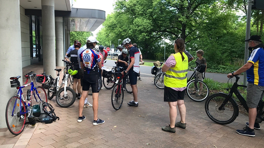 Start Radtour Samstag